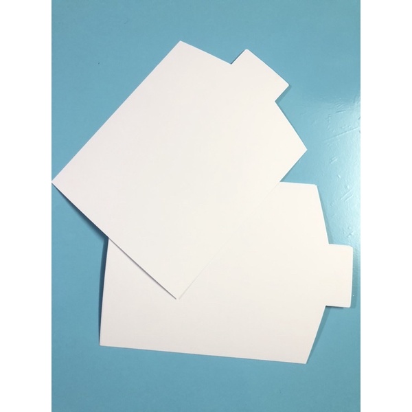 Combo 100 tờ bìa lưng 22x30 cm ,lót quần áo 2 mặt trắng