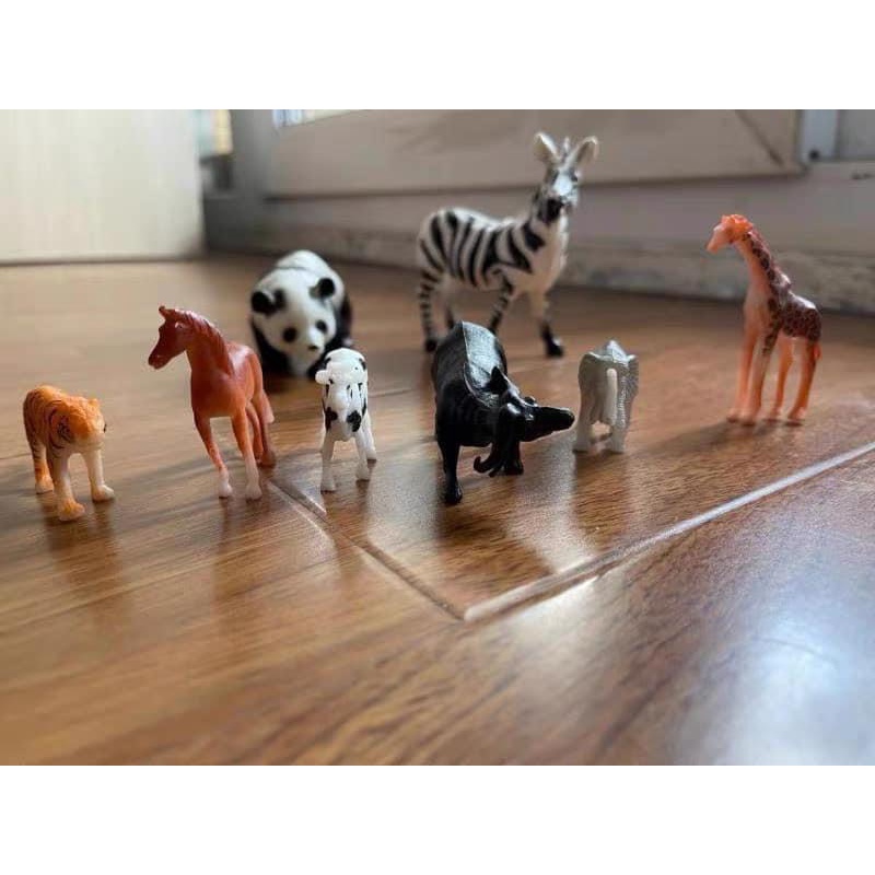 Bộ đồ chơi mô hình động vật 58 chi tiết thú rừng hoang dã cho bé thỏa sức khám phá thế giới động vật