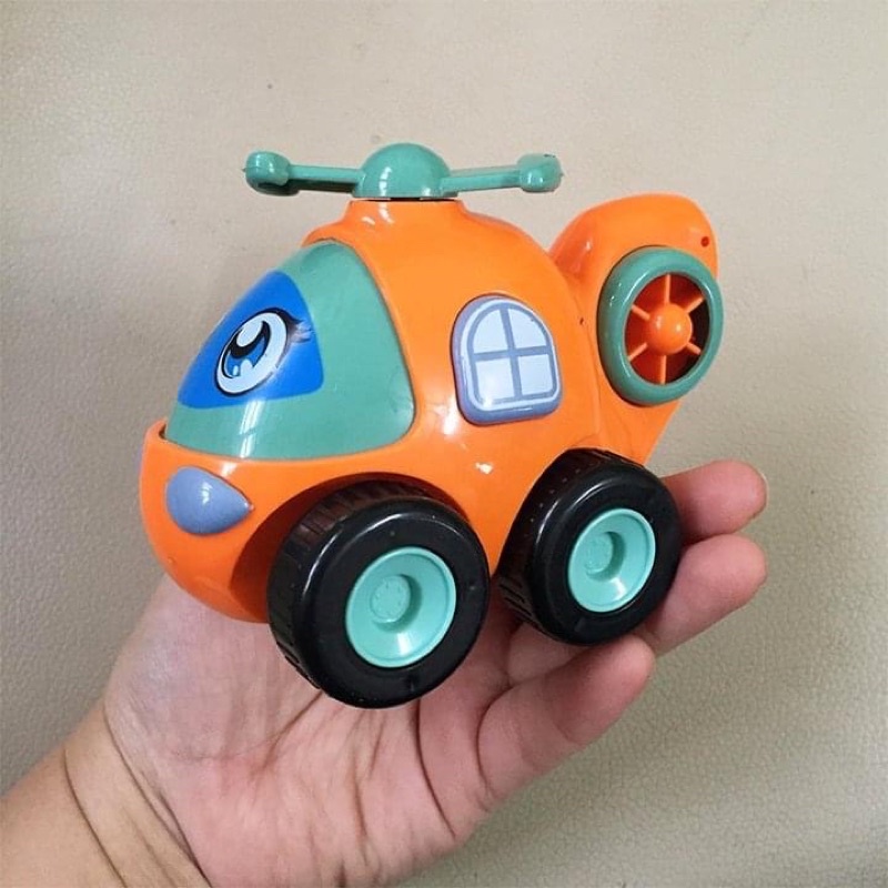 Set 8 xe poli chạy đà không cần pin cho bé