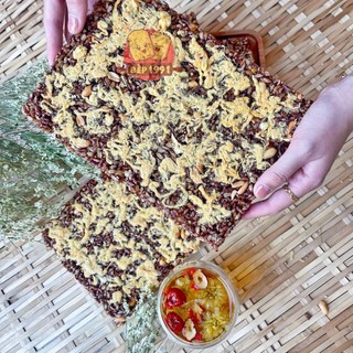 Combo 8 gói 8 vị cơm cháy rốp full topping