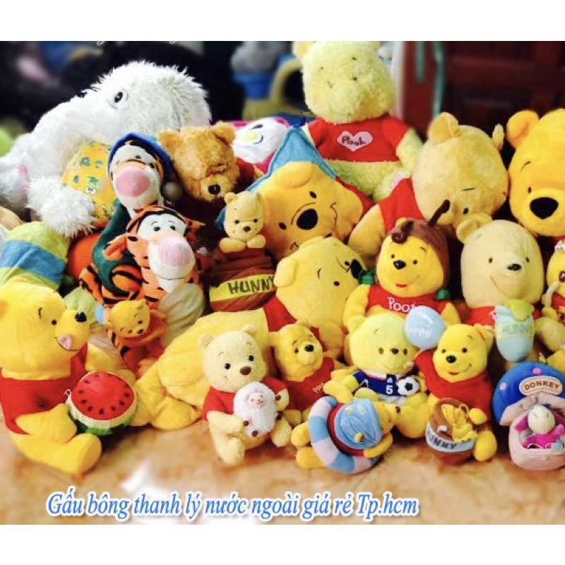 ⚡️Thú nhồi bông⚡️Gấu bông Pooh 🍯 Cosplay nhân vật hoạt hình Winnie the pooh like new 99%.