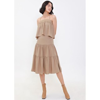 MARC FASHION Áo 2 dây croptop nhúng bèo BAGH072320 BAGH072320