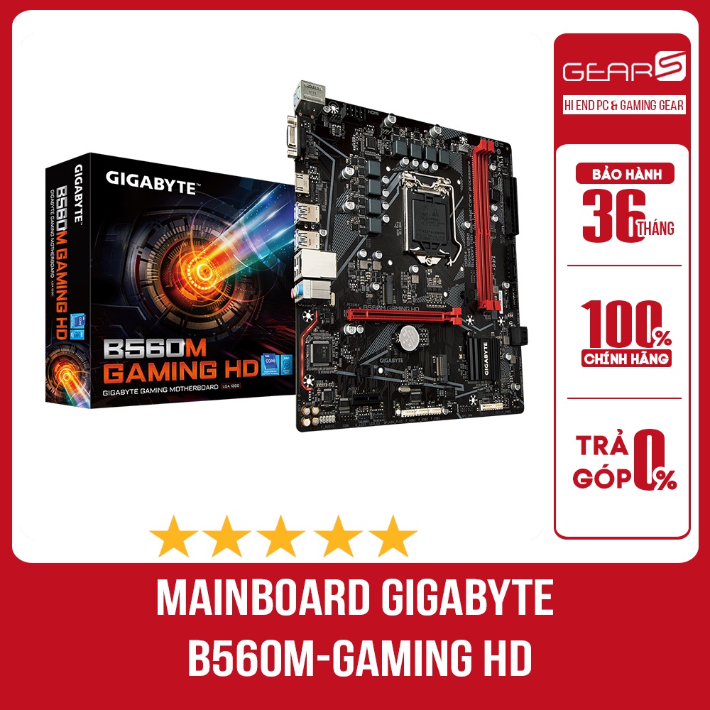 Mainboard GIGABYTE B560M GAMING HD - Bảo hành chính hãng 36 Tháng