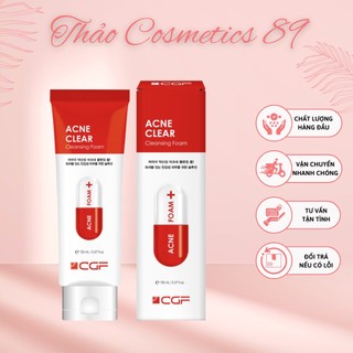 Sữa rửa mặt acne clear cleansing foam dành cho da mụn của cgf - trắng da, ngừa mụn
