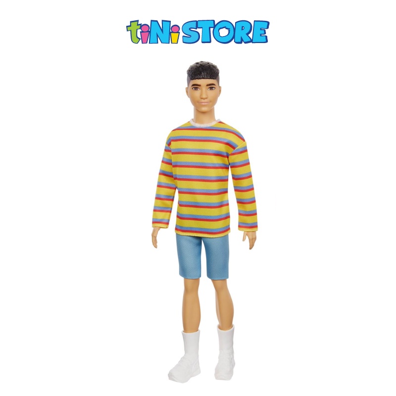 tiNiStore-Đồ chơi búp bê thời trang áo vàng Barbie DWK44966F-1