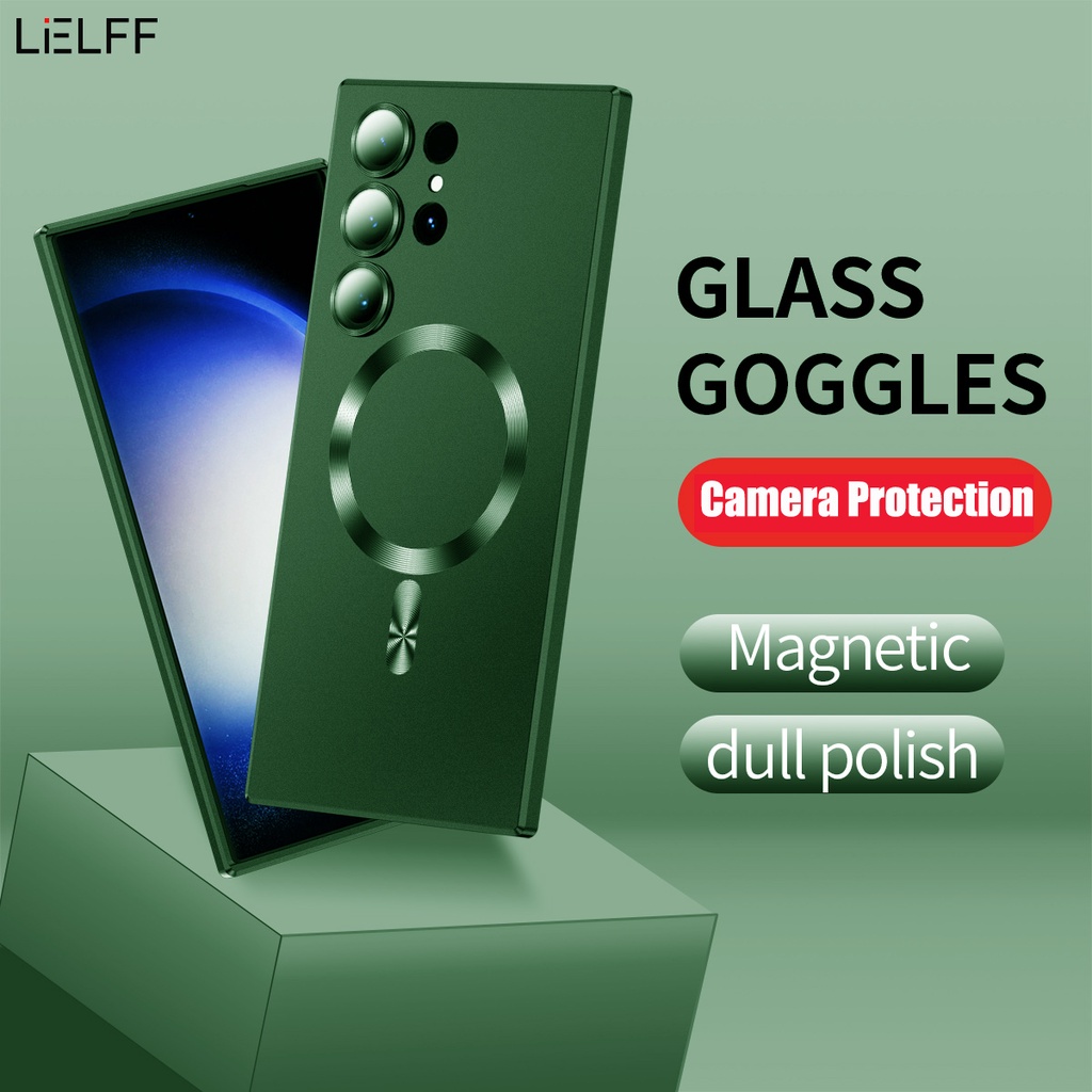 Ốp Điện Thoại Silicone Mềm Nhám Chống Sốc Sang Trọng Cho Samsung Galaxy S22 S21 S23 Ultra Plus