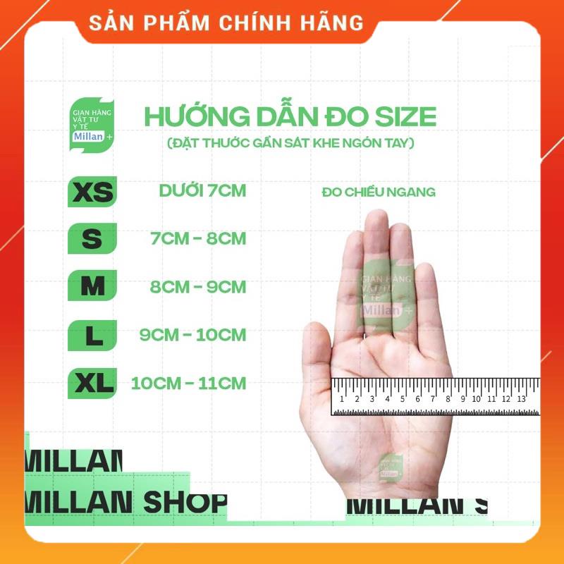 Găng tay phẫu thuật dài 28cm đã tiệt trùng Vglove có bột