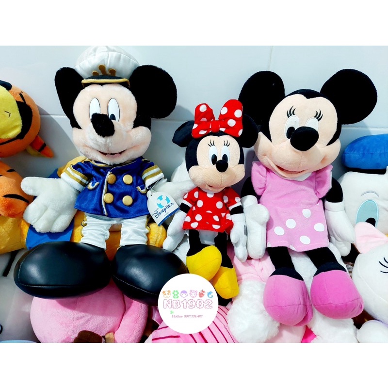 ⚡️DISNEY⚡️Thú nhồi bôn,Gấu bông MICKEY Mouse nhân vật hoạt hình like new 99% tính trạng như hình.