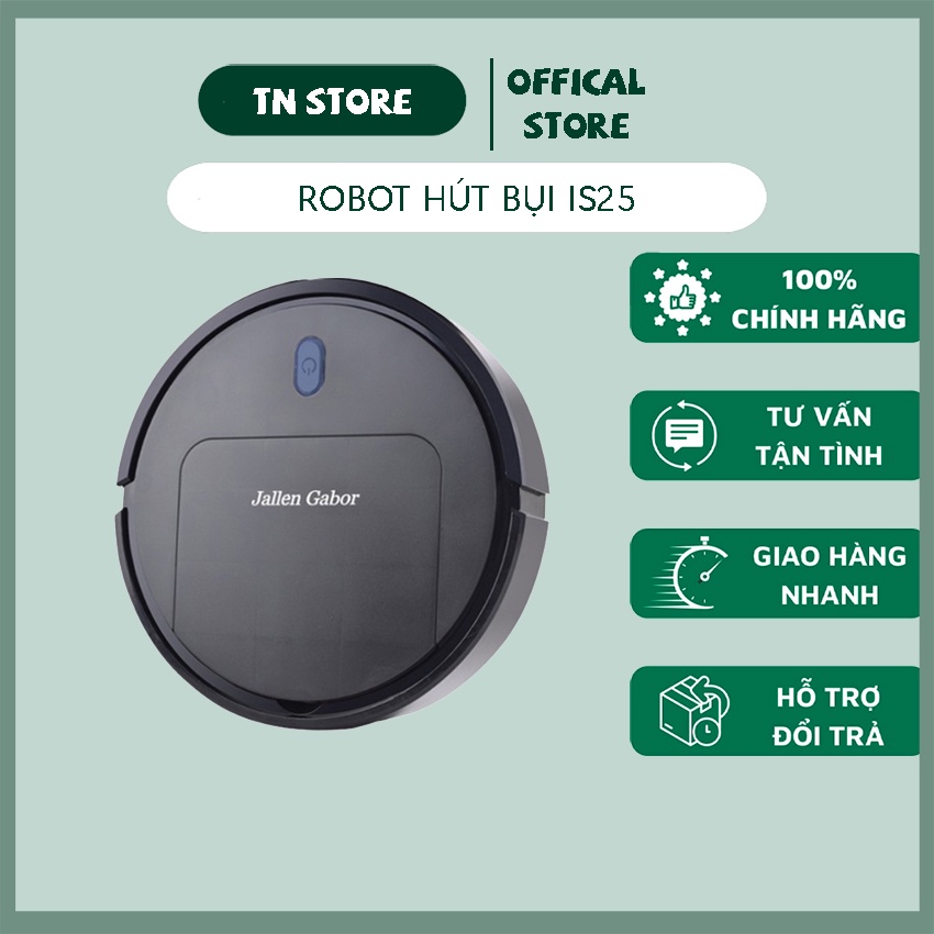 Máy Robot Lau Nhà Tự Động, Robot hút bụi Thông Minh 3 IN 1 QUÉT, HÚT, LAU NHÀ - Thiết Kế Chắc Chắn- TIỆN DUNG CHO MỌI NH