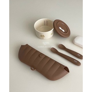 Yếm sò silicon gấp gọn Tgm - Bibi Kids