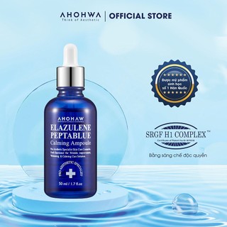 [QUÀ TẶNG 1 kem chống nắng Genie 100ml] Serum Elazulene Peptablue Ahohaw 150ml
