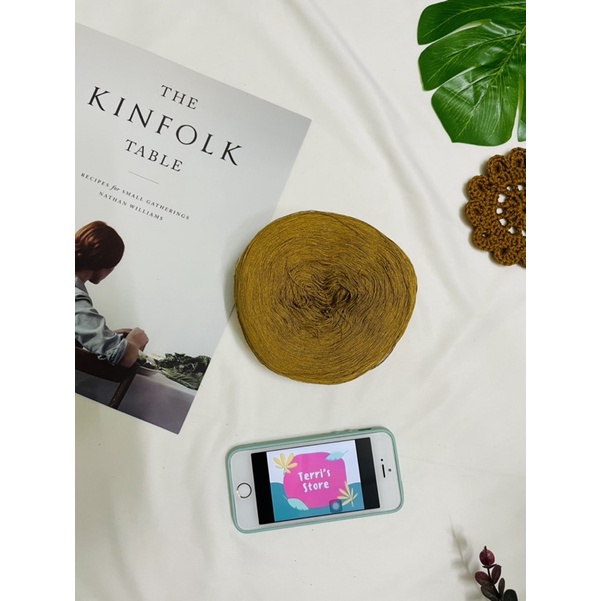 Sợi Tencel Pha - Sợi chập cỡ 0.8mm - Sợi mền, mát và bóng nhẹ - Dùng cho đan móc áo, váy bikini, áo dài...