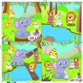 Thảm xốp ghép hoạt hình -chữ số(bịch 4 miếng 60x60cm)