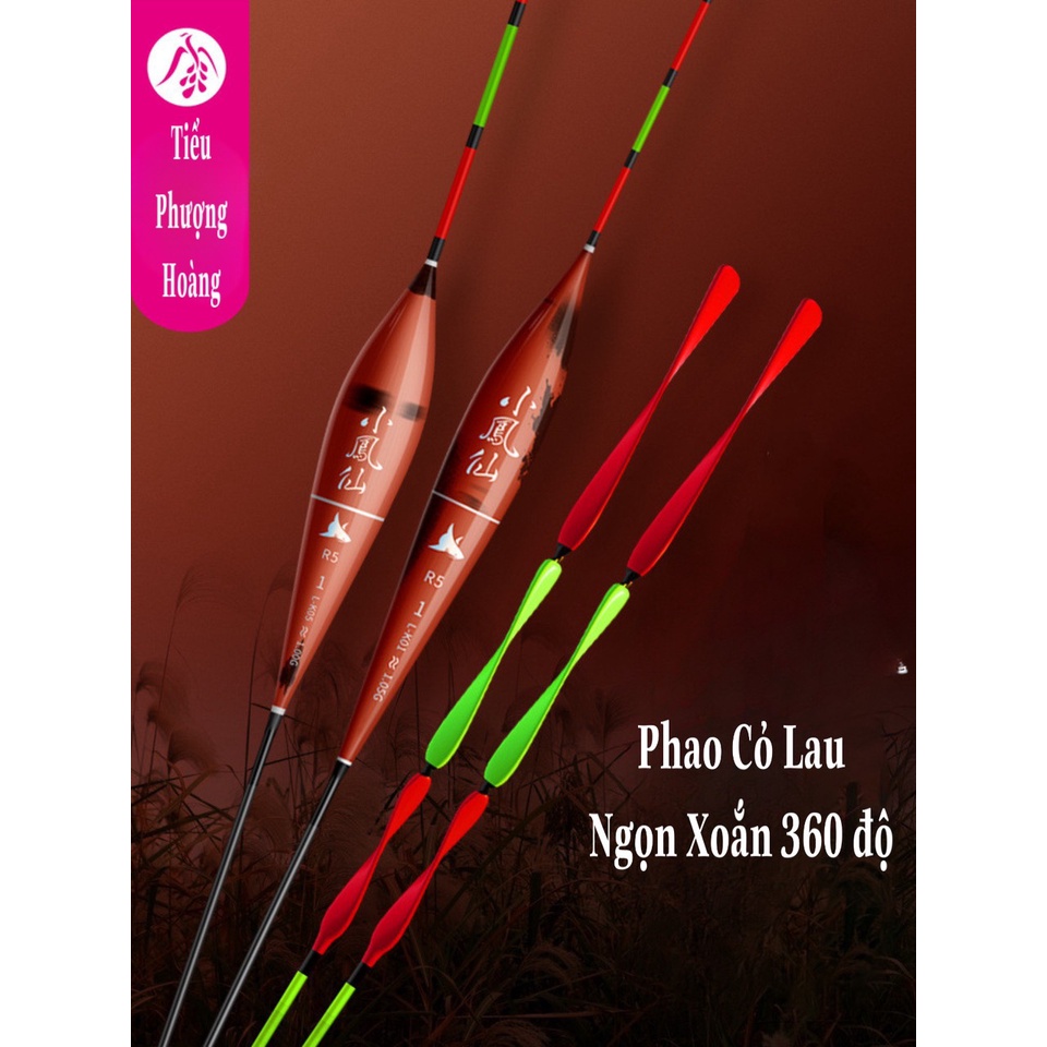 Phao Câu Đài Lau Sậy cao cấp Tiểu Phượng Hoàng R5 L-K , tăm phao 3D , Xoắn Đầu truyền tín hiệu rất nhanh