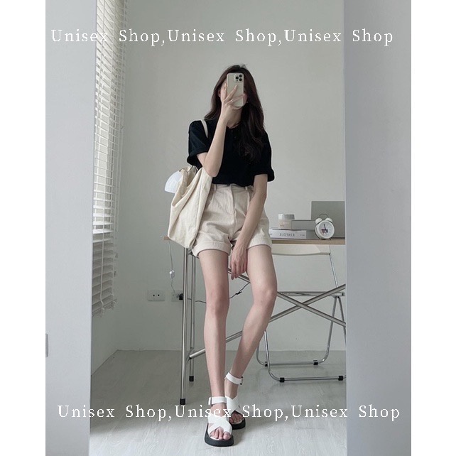 Áo Polo Unisex, Polo 3158 Trơn chất cotton khô Unisex