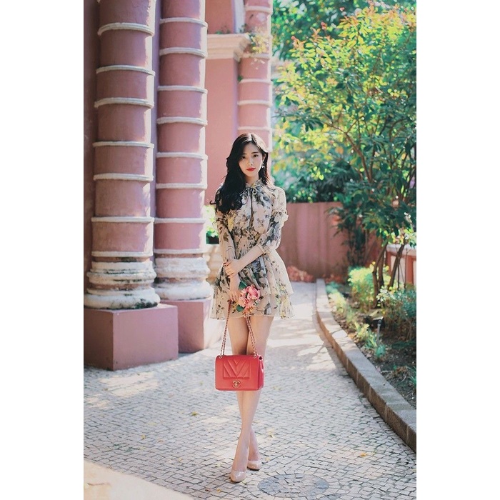 Váy xinh dự tiệc siêu sang chảnh_Hàng cao cấp loại 1_ Mặc đi chơi, đi làm siêu xinh