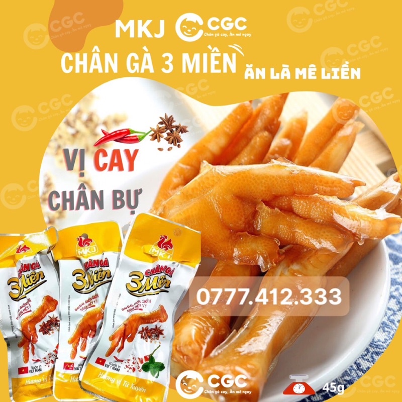 Combo sỉ bịch 50 chân gà cay việt nam hương vị tứ xuyên thơm ngon giòn cay sần sật changacay.vn