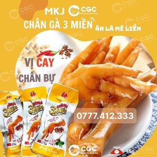 Combo sỉ bịch 50 chân gà cay việt nam hương vị tứ xuyên thơm ngon giòn cay sần sật changacay.vn