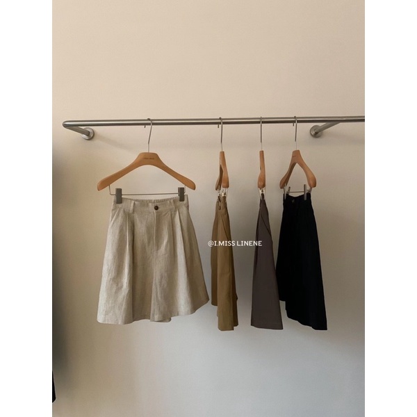 Quần short linen xuất Hàn IMISS 6332 (CHUẨN HÃNG, kèm ảnh thật)