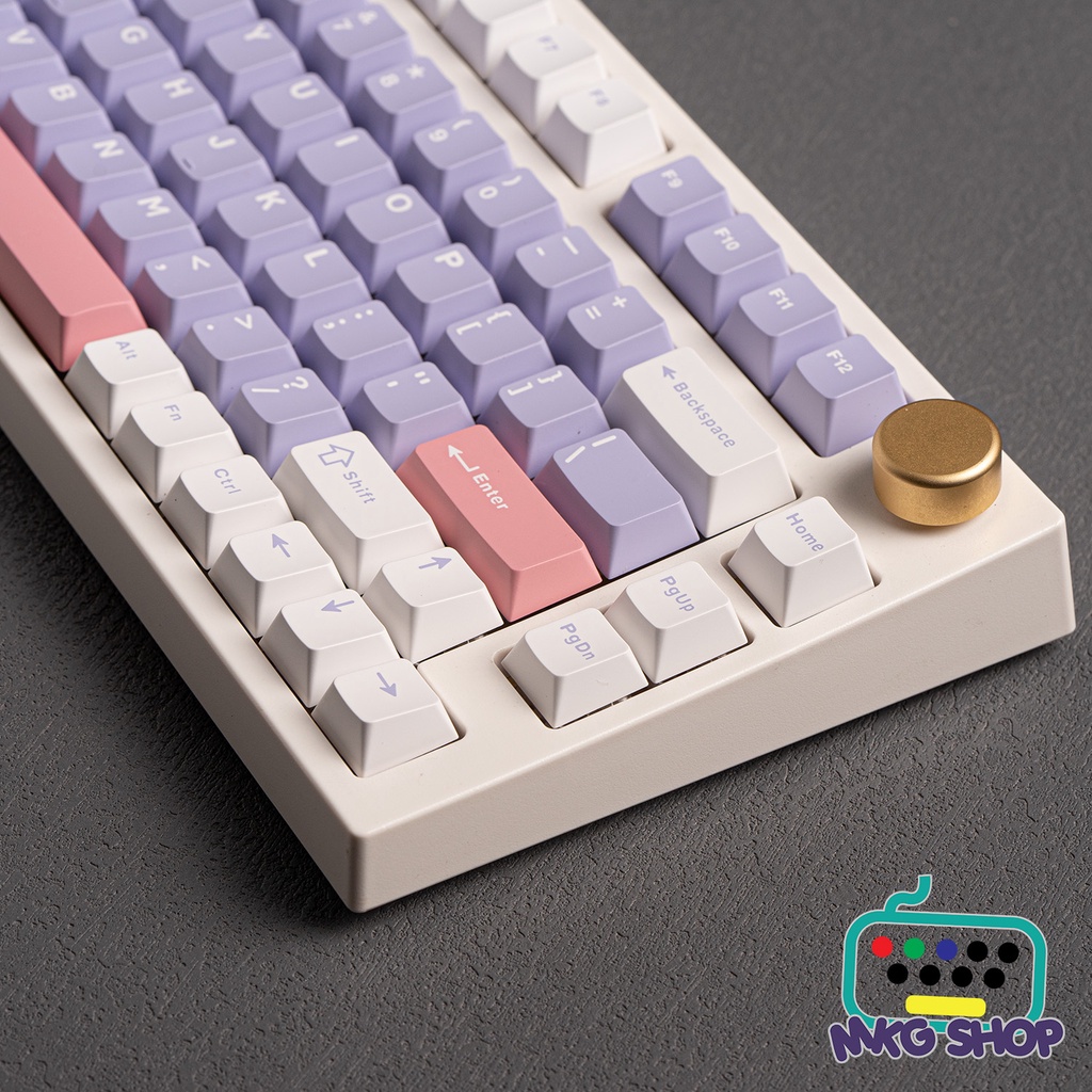 Keycap Lilac PBT doubleshot, cherry profile