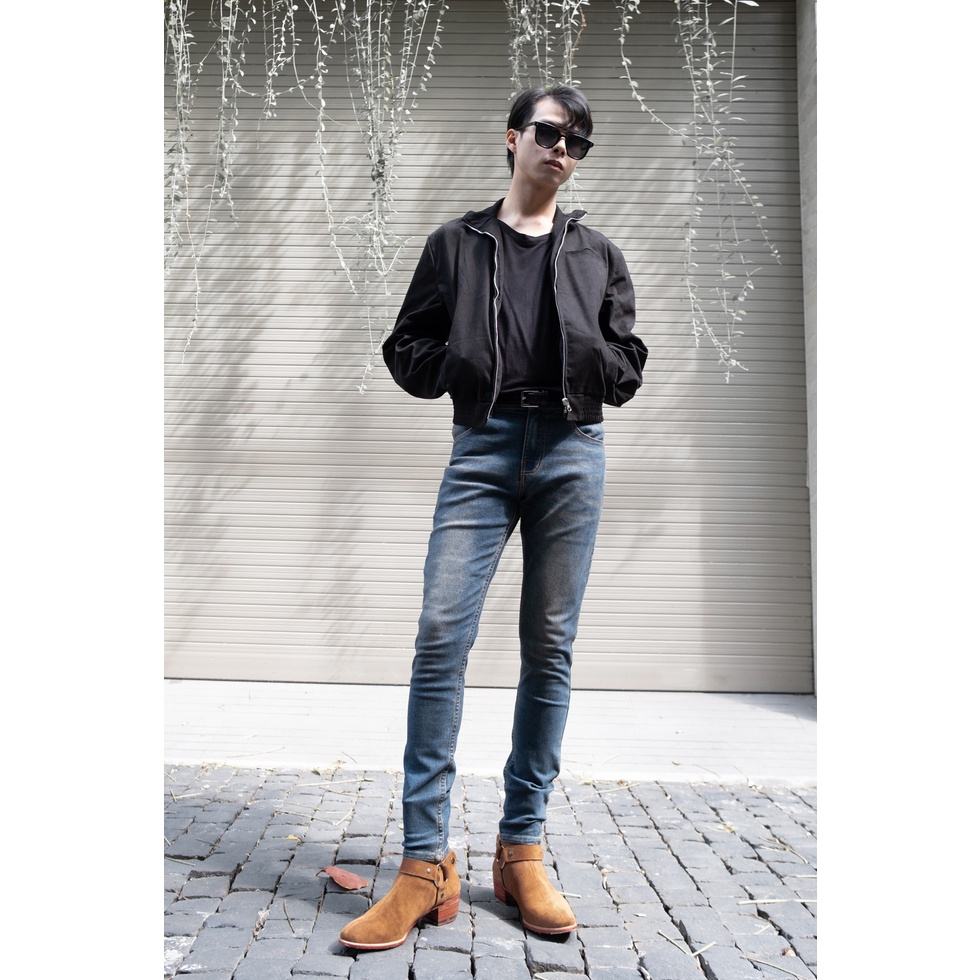 Quần Jeans TARMOR Dáng Ôm Màu Xanh Đậm Skinny Jeans In Dark Blue