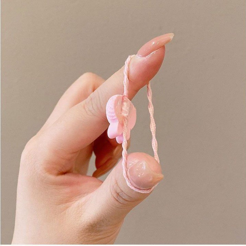 Túi 50 Dây Buộc Tóc Cho Bé Siêu Xinh Túi Zíp