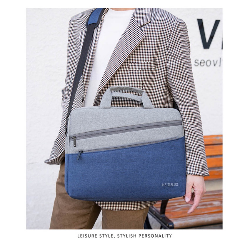 Túi laptop đeo vai 15.6 inch B1074 NASI Store cao cấp mẫu đẹp thời trang cặp xách đựng máy tính nam nữ chống sốc