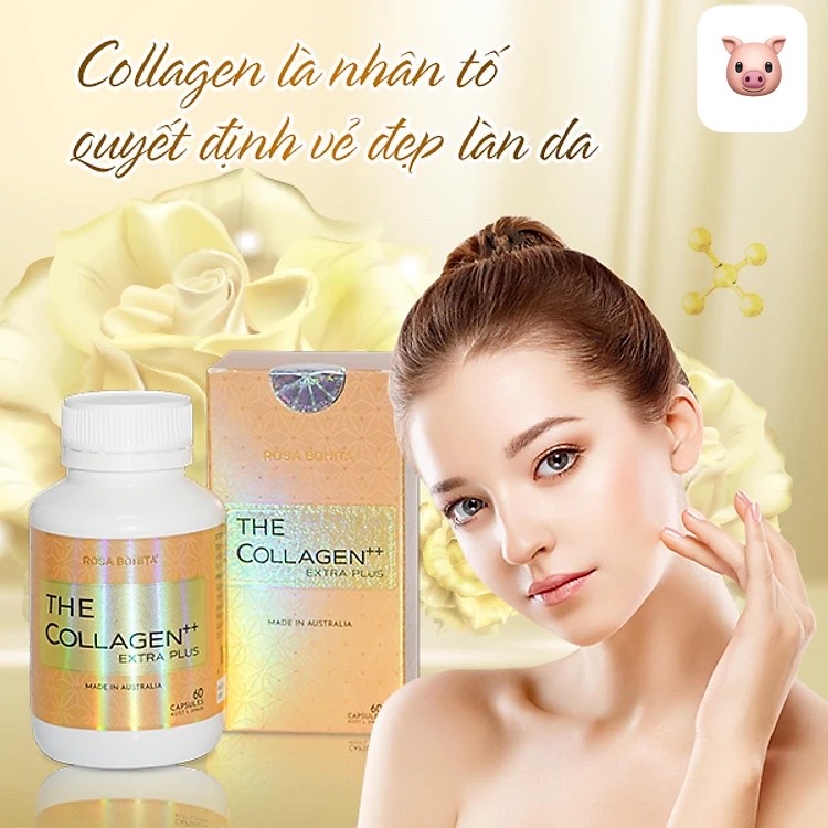 Hộp 60 viên Collagen trẻ hoá đẹp da The Collagen++ Extra Plus Rosa Bonita