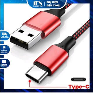 Dây sạc micro,type c, i.p bọc dù, cáp sạc nhanh dài 1m siêu tiện dụng