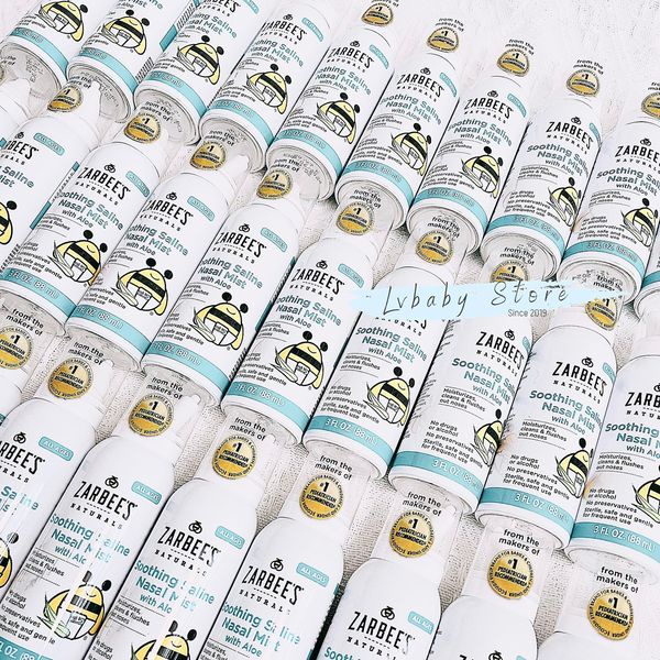 Xịt Mũi Lô Hội Đẩy Đờm Zarbee's  Cho Bé