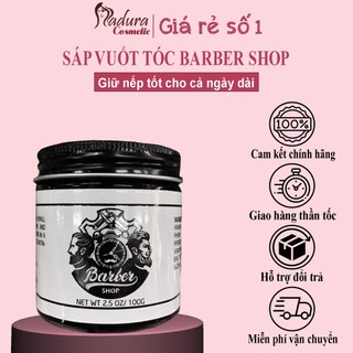 Sáp vuốt tóc pomade baber shop 100gr tạo kiểu giữ nếp cho tóc. hàng chính hãng