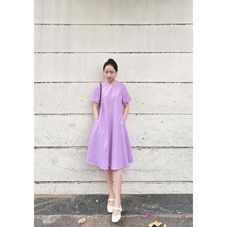 Đầm Larie phối tà xéo
