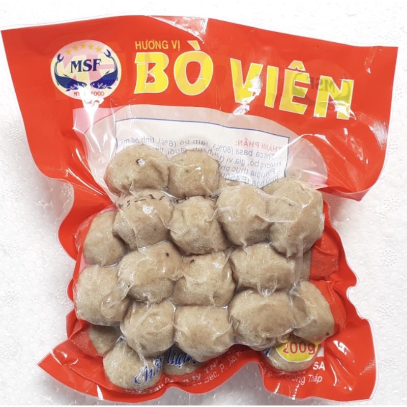 Bò viên 500g siêu rẻ chuyên sỉ LC / DNA / MSF