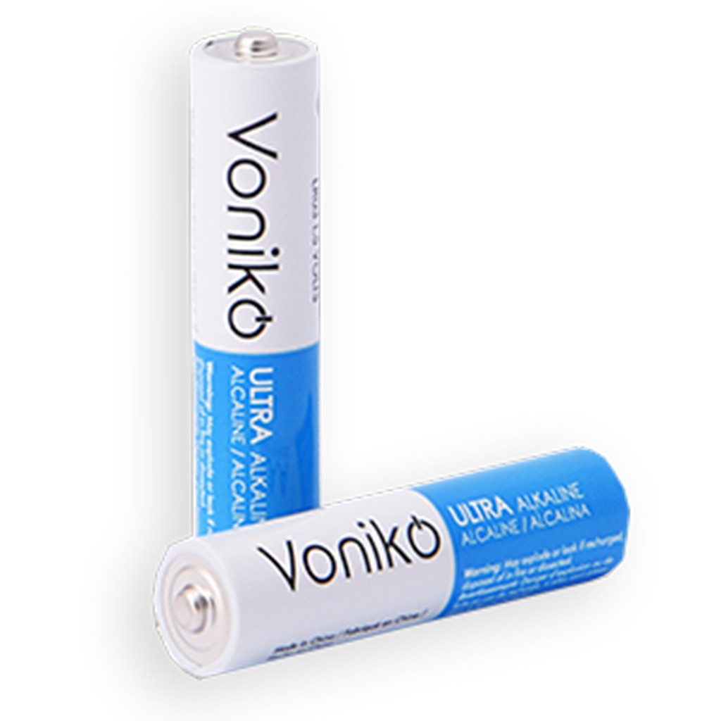 Pin AA Voniko Alkaline Ultra chính hãng thương hiệu Mỹ 1.5V dung lượng cao tuổi thọ 9 năm