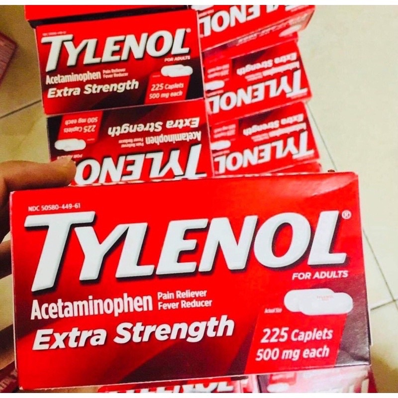Týlénol Mỹ Tylênol Mỹ 325 viên 650mg 500mg 100v 225v 290v 325v TYLENO L Mỹsiro 2-11t Hàng Mỹ