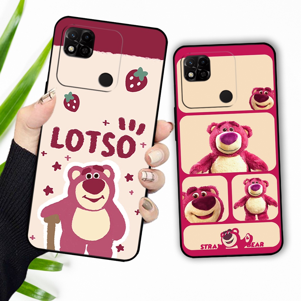 Ốp lưng Xiaomi Redmi 10C / Redmi 10A in hình gấu dâu losto, pink panther đáng yêu,hot trend.