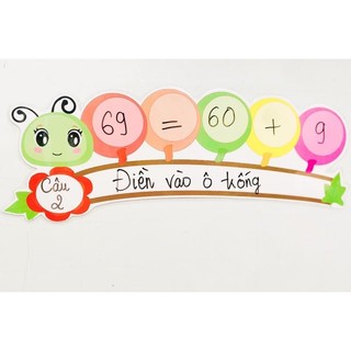 Bé sâu 5 đốt liền handmade - Đồ Dùng Dạy Học