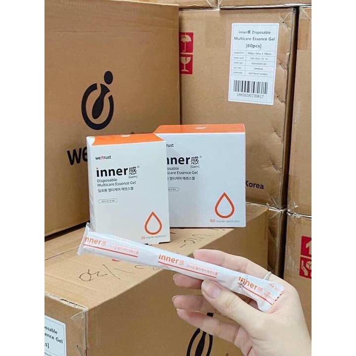 Inner Gel Đũa Thần Inner Hàn Quốc Dung Dịch Vệ Sinh Phụ Nữ Kít Hồng Thơm Vùng Kín, Ngừa Hôi Cân Bằng PH