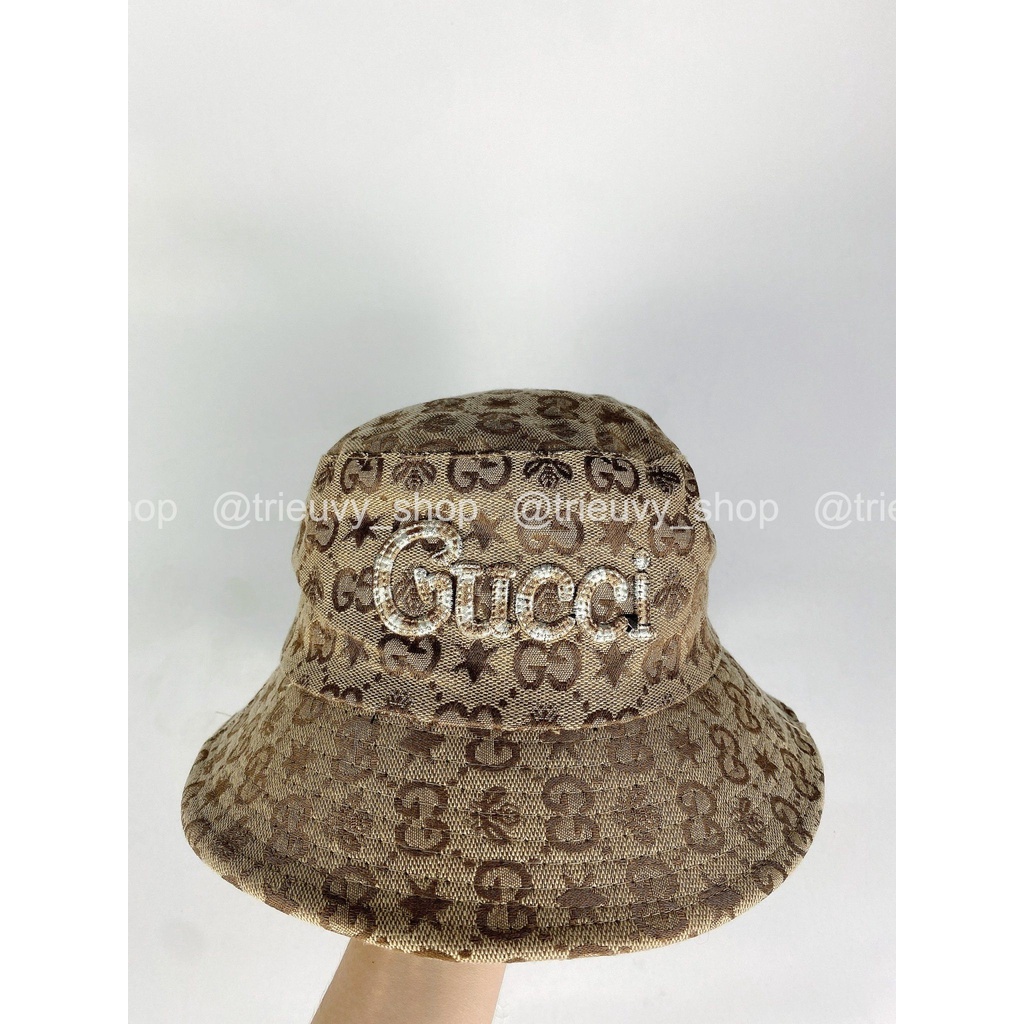 Mũ tai bèo thể thao vành tròn thời trang ulzzang dày dặn Dập 3D thêu Guc - trieuvy_fashion