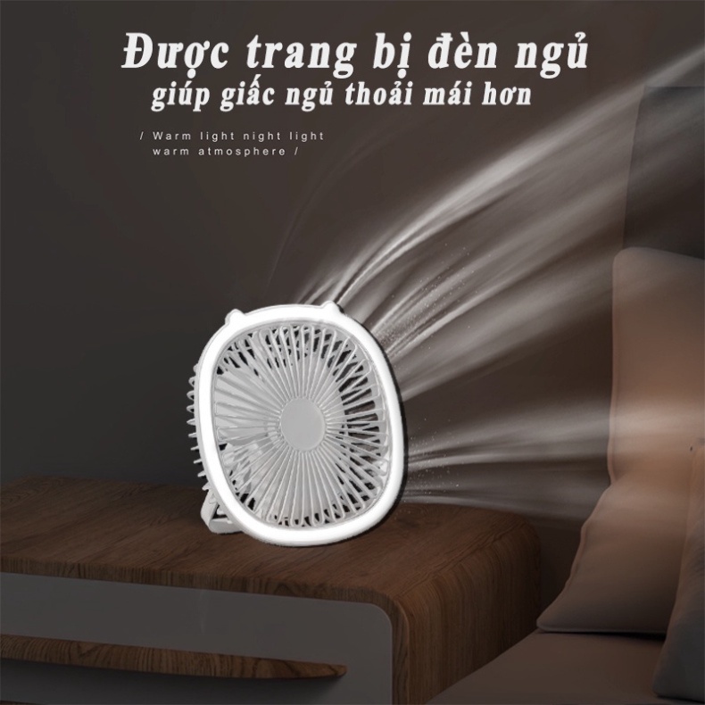 Xiaomi YouPin Quạt Tích Điện Để Bàn Mini 3in1 - Quạt tích điện treo tường