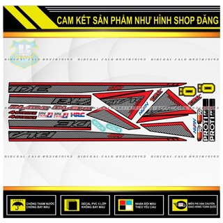 TEM RỜI WAVE BLADE 110 CHẾ PHỐI ĐỎ ĐEN NHÁM