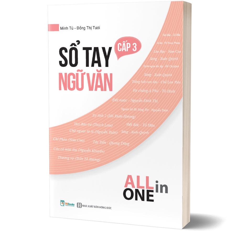 Sách - Trọn bộ Sổ tay Toán học + Vật lý + Hóa học + Ngữ văn + Tiếng Anh Cấp 3 - All In One