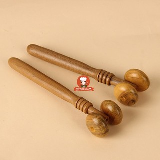Cây lăn masage mặt mũi bằng gỗ thơm