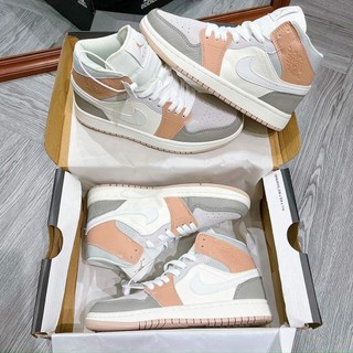 Giày 𝐍𝐢𝐤𝐞 𝗷𝗼𝗿𝗱𝗮𝗻 𝟭 cam milan cổ cao - giày sneaker nam nữ thể thao cổ thấp thời trang cao cấp