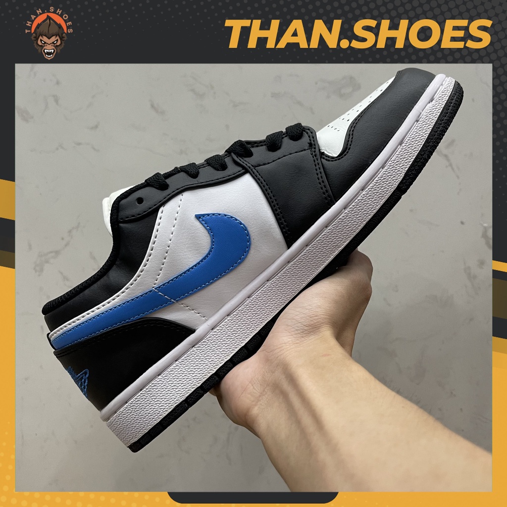 Giày Air JD1 Low University Blue, JD1 Thấp Đen Xanh - Than.Shoes