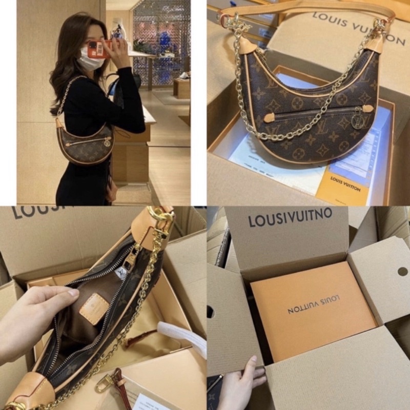 Túi eo vi kẹp nách dáng thuyền Size 24cm loại đẹp full box nam châm xịn sò