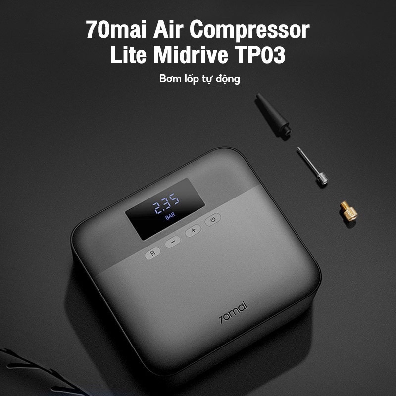 Máy Bơm Lốp Ô Tô Xiaomi 70mai Air Compressor Lite Midrive TP03, TP04