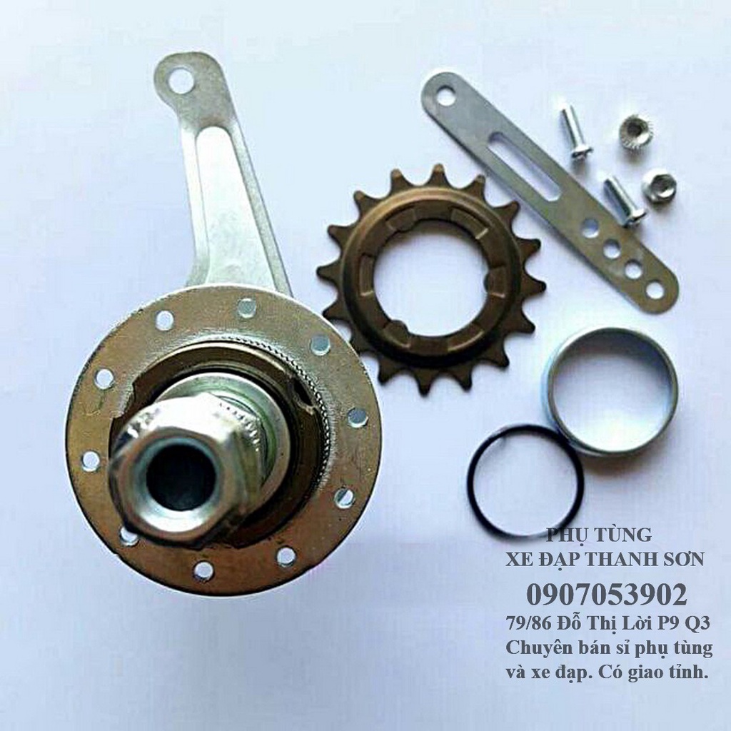 Đùm Sau Xe Đạp FIXED GEAR Single (Moay Ơ) 36 lỗ CAO CẤP