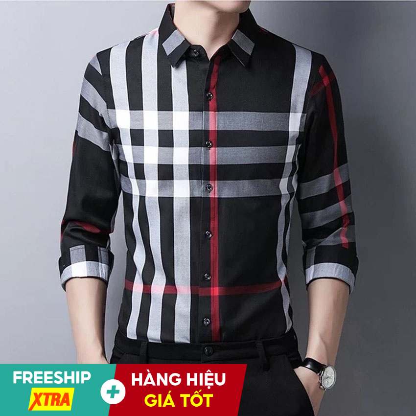 Áo Sơ Mi Nam Kẻ Sọc Siêu Đẹp Nam Tính Thanh Lịch Sang Trọng