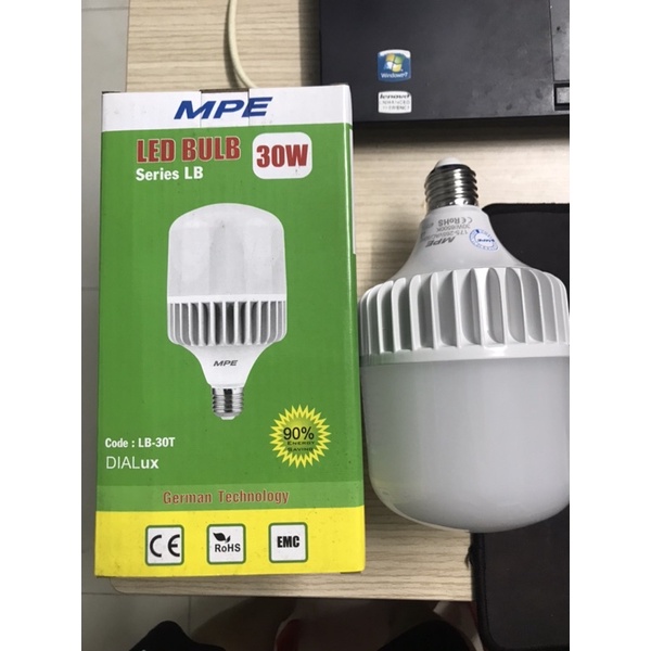 Bóng đèn 30w trụ nhôm đúc MPE